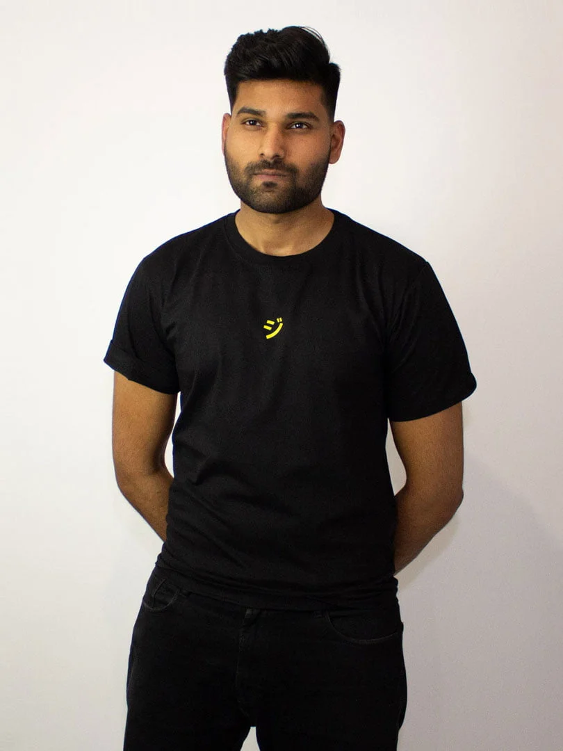 Iero JI LOGO Black T-Shirt