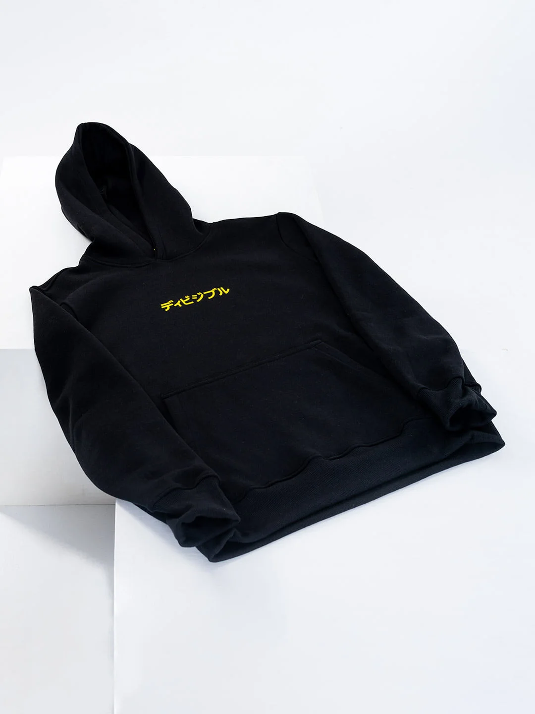 yellow REAR KANA black hoodie - Image 4