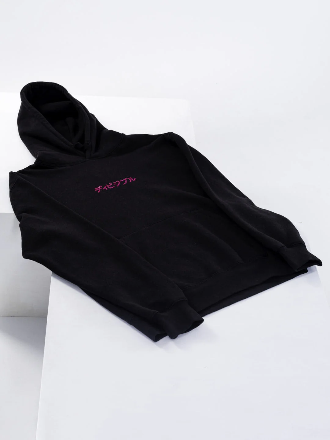 Pink REAR KANA Black Hoodie - Image 7