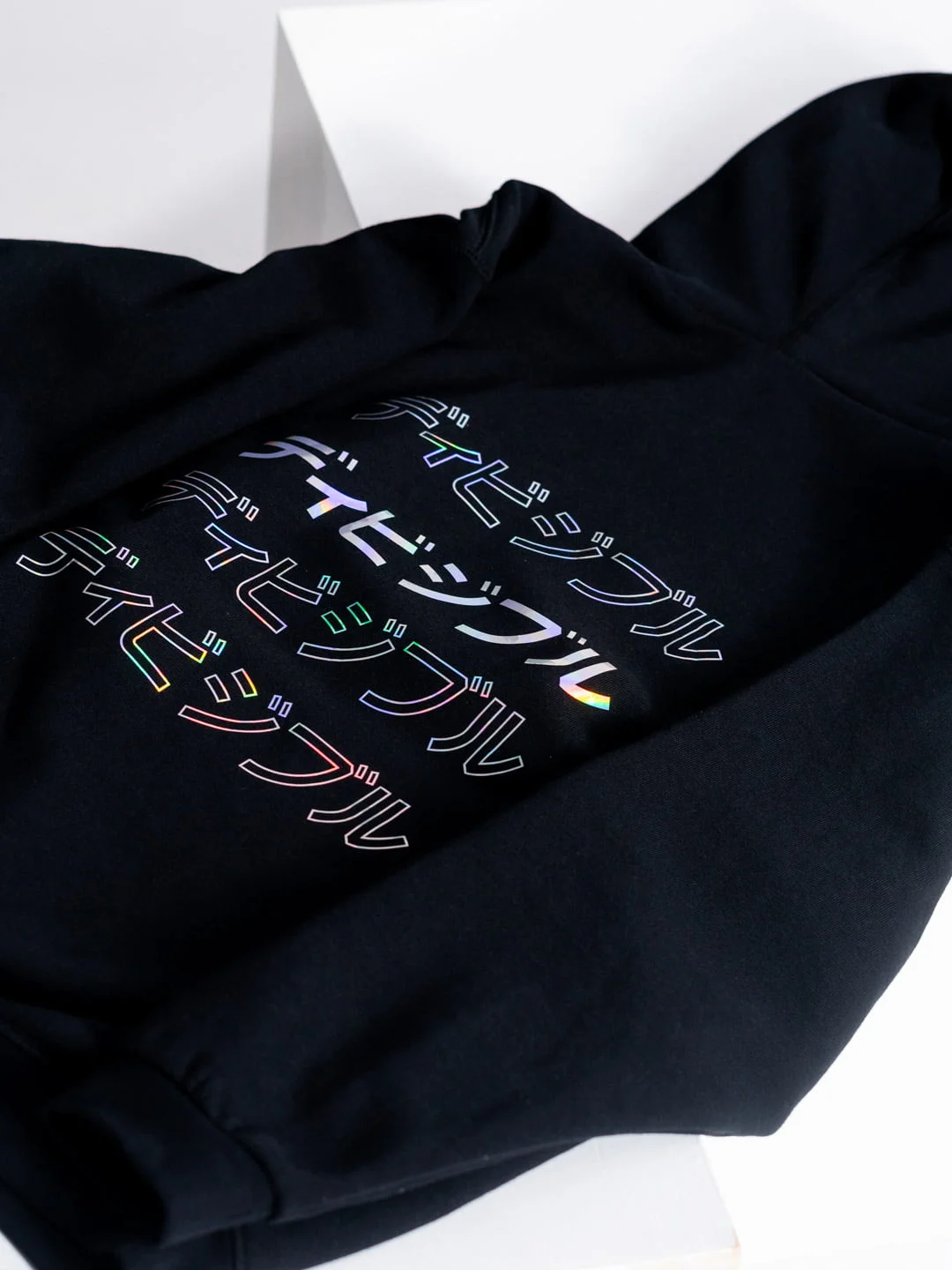 Holo REAR KANA Black Hoodie - Image 6