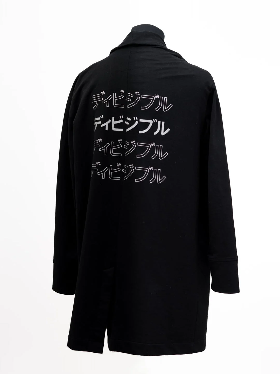 reflective REAR KANA black open cardigan - Image 8