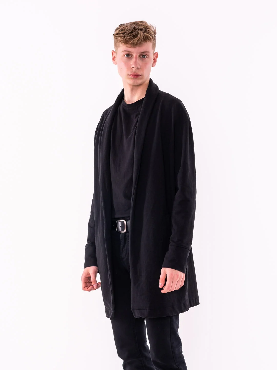 reflective REAR KANA black open cardigan - Image 5