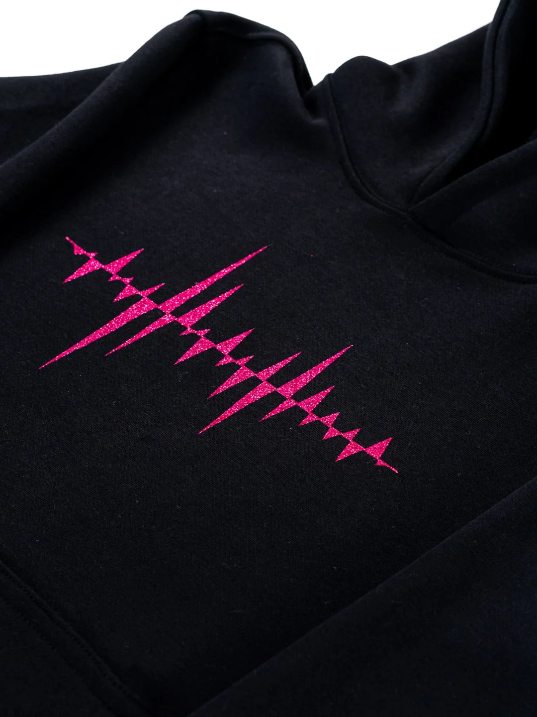 Pink MIRAI MID WAVE Black Hoodie - Image 3